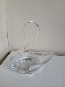 Webb Corbett Hand Made Hand Cut Full Lead Crystal Fine English Dish Ornament - Picture 1 of 12