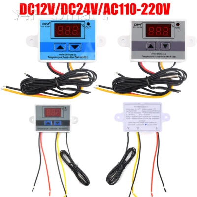 Digital Microcomputer LED Temperature Controller Thermostat Switch Control Probe - Image 1 of 4