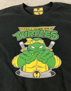 Teenage Wu-Tang Mutant Ninja Turtles TMNT Collab Out The Sewer Black Tee 2XL - Picture 1 of 4
