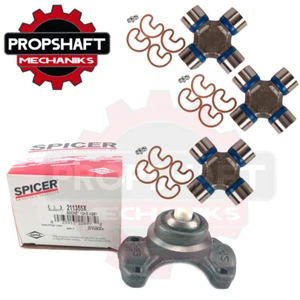 Front 1310 SPICER U-Joint 5-153X x3 + Socket Yoke Spicer 211355X fits JEEP XJ TJ - Picture 1 of 2