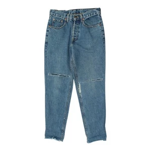 Jeans azules Levi's para mujer | Denim de diseñador envejecido cónico de tiro alto vintage - Imagen 1 de 5