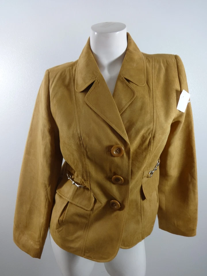 JAQUETA BLAZER STUDIO WORKS FEMININA MARROM CAMURÇA POLIÉSTER TAMANHO 8 - Imagem 1 de 4