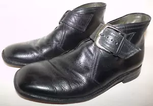 Stivaletti Freeman Free-Flex in pelle taglia 9,5D neri vintage - Foto 1 di 18