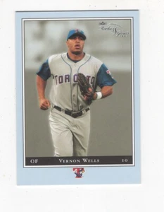 2003 FLEER ROOKIES & GREATS BLUE VERNON WELLS TORONTO BLUE JAYS #33 35/250 - Picture 1 of 2