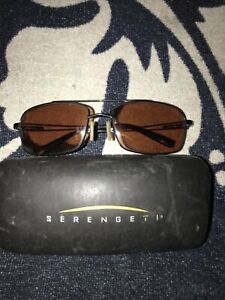 Serengeti Dante Gunmetal / Drivers Sunglasses 7888 Japan Made With Hard Case