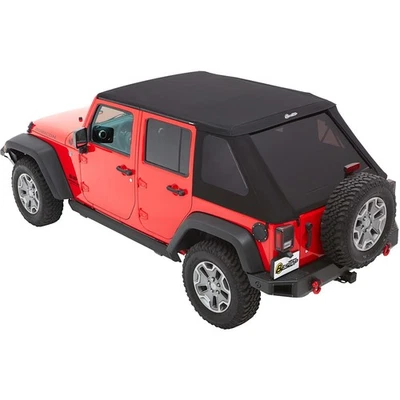 Open Box 56853-17 Bestop Soft Top Black for Jeep Wrangler JK 2018 Foto 1 de 4