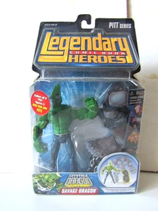 Figura de acción Legendary Comic Book Heroes Savage Dragon 2007 Pitt Baf - Imagen 1 de 10