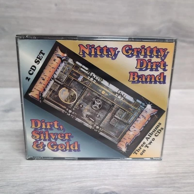 Nitty Gritty Dirt - Dirt, Silver & Gold - 3 Albums On 2 CDs - Fat Box - 1994  - Imagem 1 de 4