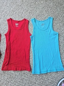 Set of 2 Girls Tank Tops From Justice Size 8 And 10 - Picture 1 of 4