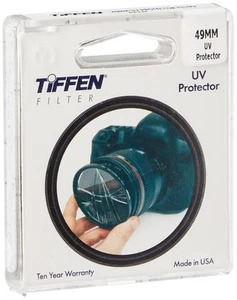 Tiffen 49mm UV Protector Camera Lens Filter Clear Impact Resistant Durable - Picture 1 of 6