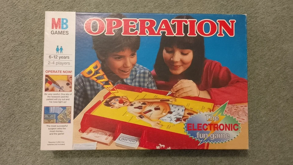 Operation Vintage Board Game by MB Games complete 1996 version - Image 1 of 3
