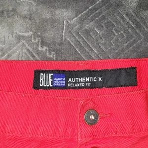 Blue Marithe Francois Girbaud Authentic X Relaxed Fit Jeans Mens Red Denim Sz 40 - Bild 1 von 18