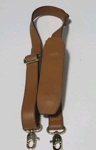 Brown Leather Replacement Strap For Luggage/ Large Laptop Bag/Shoulder Bag- 46" - Picture 1 of 6