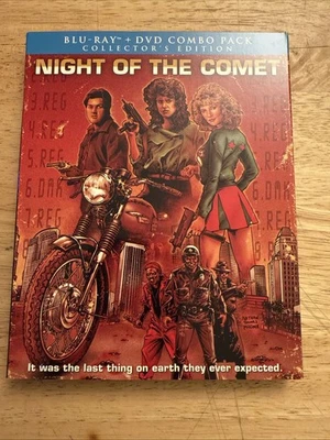 NIGHT OF THE COMET Blu-Ray + DVD Scream Factory Collector’s Edition W/ Slipcover Foto 1 de 4