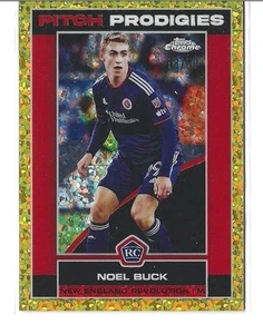 2023 Topps Chrome MLS Pitch Prodigies Gold Mini-Diamond /50 NOEL BUCK #185 - Bild 1 von 2