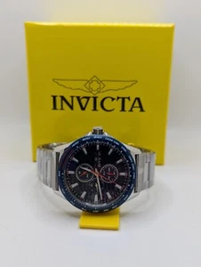 Orologio da polso uomo Invicta Racing 47551 quadrante blu acciaio inox quarzo casual - Foto 1 di 12