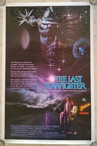 The Last Starfighter signed Lance Guest 1984 Original Rolled Movie Poster 27x41 - Picture 1 of 3