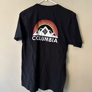 Columbia Hemd Herren Medium Black Mountains Soft Touch Baumwolle Wandern Freizeit - Bild 1 von 4