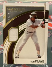 2022 Panini Immaculate Tony Gwynn Game Used Jersey Relic Gold /99 Padres