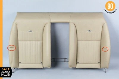 07-14 Mercedes W216 CL600 Rear Top Upper Seat Cushion 2169201247 Beige OEM - Image 1 of 4