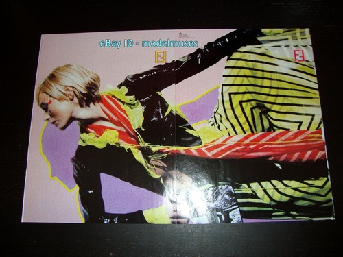 Rivista vintage FENDI 4 pagine STAMPA ANNUNCIO PRIMAVERA 2000 MAGGIE RIZER karl lagerfeld