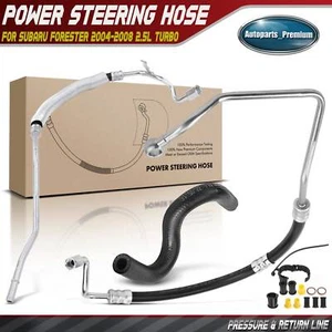 3x Power Steering Pressure Return Hose for Subaru Forester 2004-2008 2.5L Turbo - Picture 1 of 9