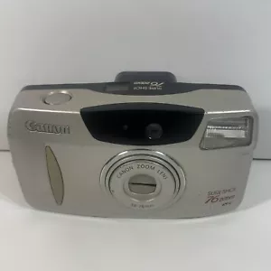 Canon Sure Shot 76 Zoom Point & Shoot 35mm Film Camera Film Door Latch Broken - Picture 1 of 8