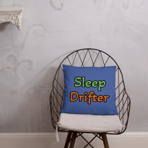 King Gizzard 18x18 Sleep Drifter 2 Sided Throw Pillow - Picture 1 of 13