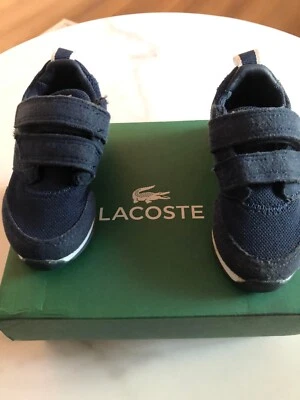 Zapatillas Bebé Niño Lacoste Azul Marino Talla 4C ¡Muy Bonitas!! Foto 1 de 4
