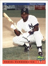 1993 Oneonta Yankees Classic/Best #5 Abdiel Cumberbatch