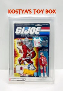 GI Joe LIFELINE 1987 MOC AFA 80+ Hasbro Vintage New Factory Sealed Action Figure - Picture 1 of 8