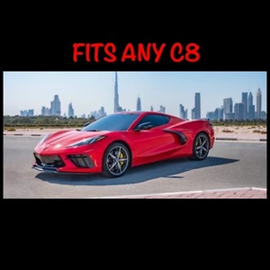 C8 Corvette Frunk Trunk Saver Button Cover 2020 2021 2022 2023 2024 2025 - Picture 1 of 5