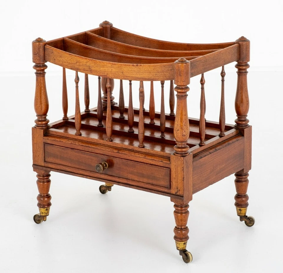 William IV Canterbury Mahogany Magazine Stand 19th Century - Image 1 of 4