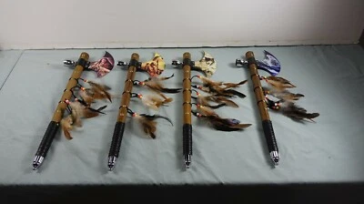 New 19" Chief Native American Tomahawk Hatchet Replica Axe Functional Peace Pipe - Image 1 of 4