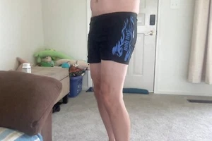 College Tennis players lycra spandex athletic swim shorts - Picture 1 of 3