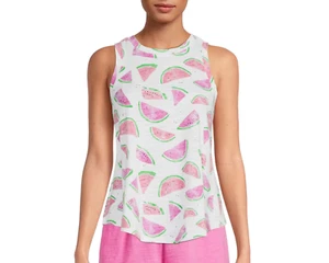 Camiseta sin mangas Secret Treasures para dormir blanca viva sandía talla XL 16-18 - Imagen 1 de 6