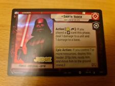 STAR WARS UNLIMITED Darth Vader PROMO Foil JUDGE Stamped Prerelease 1/002 SWU 