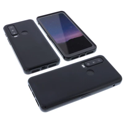 BLUE-HANDY Funda protectora para móvil CAT S75 TPU goma negra