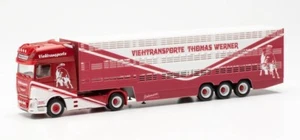 HERPA - DAF XF SSC 4x2 con rimorchio a 3 assi THOMAS WERNER - 1/87 - HER315449 - Foto 1 di 1