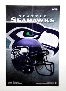 NFL Football Team SEATTLE SEAHAWKS Vending Machine Mini Poster 6"x9" in Folder - Picture 1 of 2