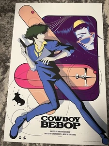 Craig Drake - Cowboy Bebop Print Poster Mondo  Bottleneck Artist Proof #3/45 - Picture 1 of 4