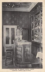 3539) CARATE LARIO (COMO) AMERICAN BAR DEL GRAND HOTEL LARIO. VIAGGIATA 1928. - Picture 1 of 1
