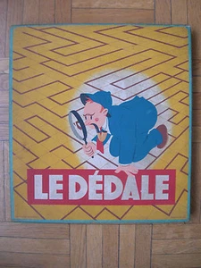 BOITE DE JEU ANCIEN VERS 1900 BELGIQUE : LE DEDALE / DOOLHOF – LABYRINTHE - Imagen 1 de 4