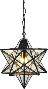 12 Inch Moravian Star Pendant Light Ceiling Hanging Drop Lighting Fixture for Ki - Picture 1 of 9