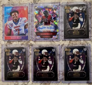 Malik Willis Lot (6 Rare Cards) incl AUTO- Case Hit- #'d /5 lot PACKERS - Picture 1 of 2