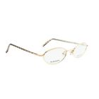 Brille Burberry '90s check ovales Gestell gold ORIGINAL NEW