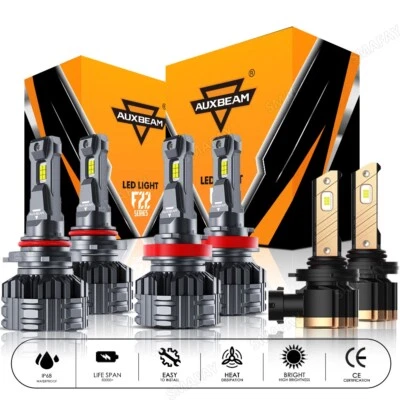 For Mazda CX-9 2007-2012 CANBUS 6500K LED Headlight High Low Beam Fog Lights 6x - Image 1 of 4