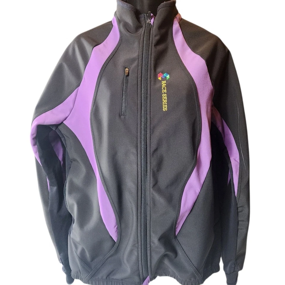 Team Ortho Jacket Womens Large Race Softshell Running Windbreaker Marathon - Image 1 of 4