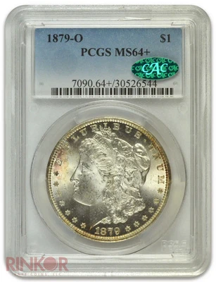 1879-O $1 Morgan Dollar PCGS MS 64+ CAC - Image 1 of 3