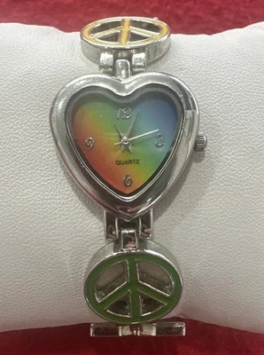 RELOJ BONGO ACCUTIME BG93020 PEACE & LOVE CUARZO TALLA 6.75 (BATERÍA NUEVA) Foto 1 de 4